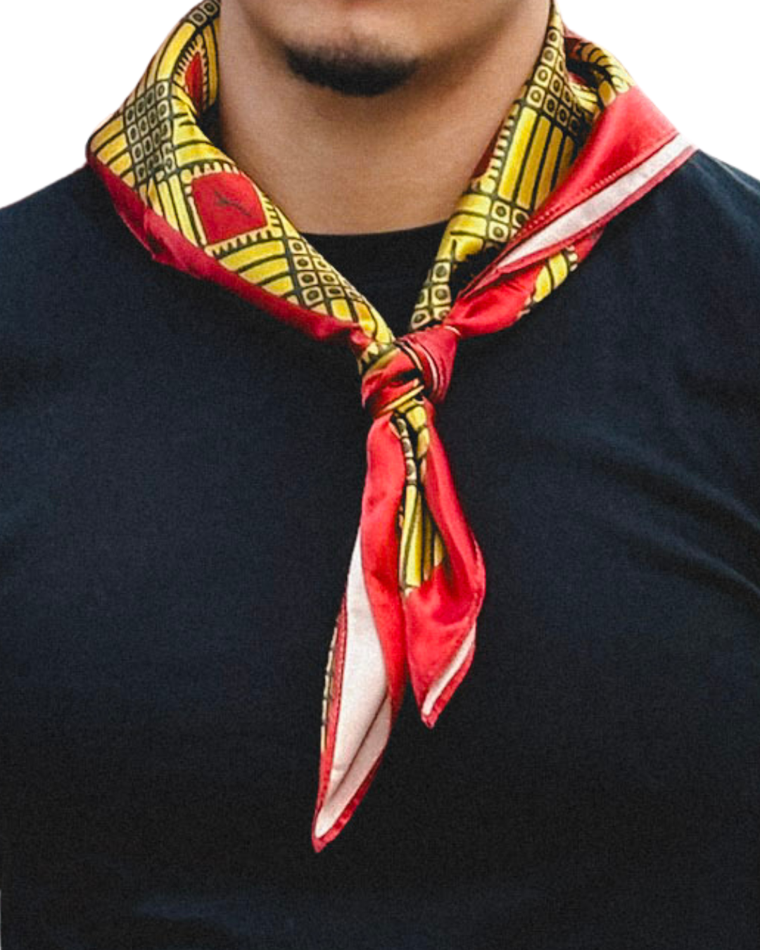 Rugali Scarf — Kanga 001 (Burgundy)