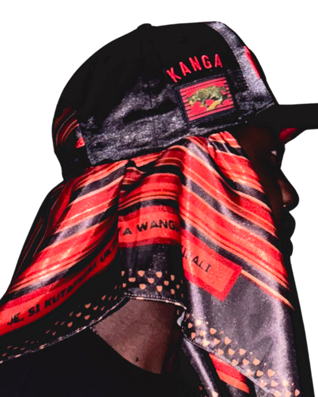 Rugali Scarf — Kanga 001 (Black)