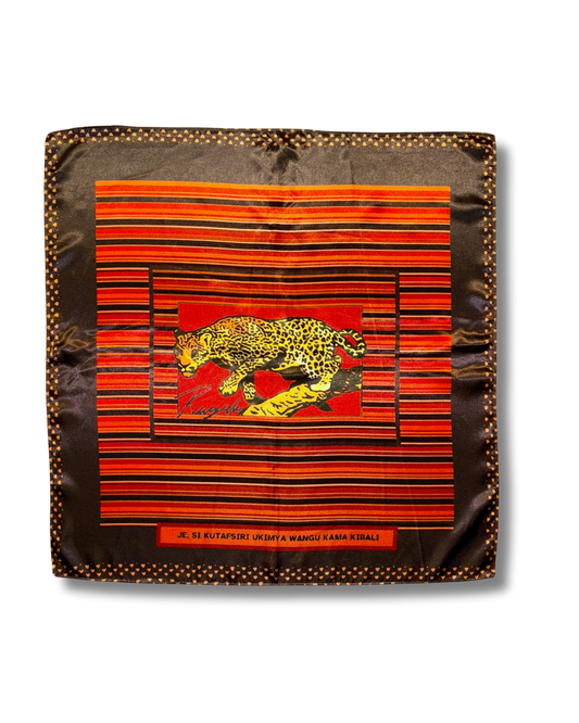 Rugali Scarf — Kanga 001 (Black)