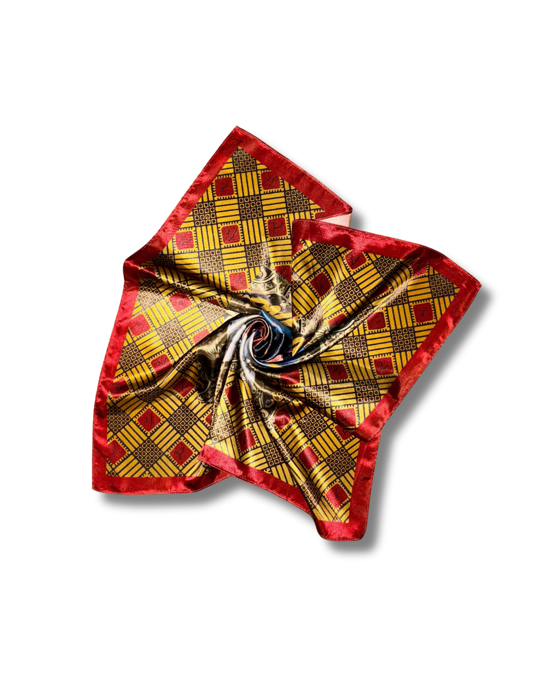 Rugali Scarf — Kanga 001 (Burgundy)