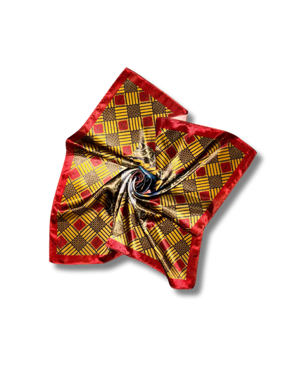 Rugali Scarf — Kanga 001 (Burgundy)