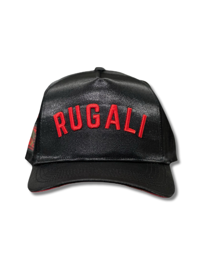 Rugali Snapback — Kanga 001 (Black/Satin)