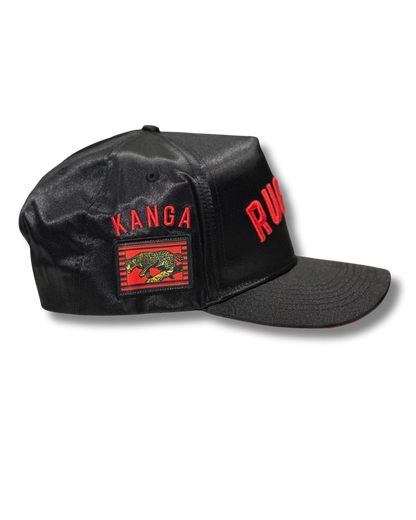 Rugali Snapback — Kanga 001 (Black/Satin)