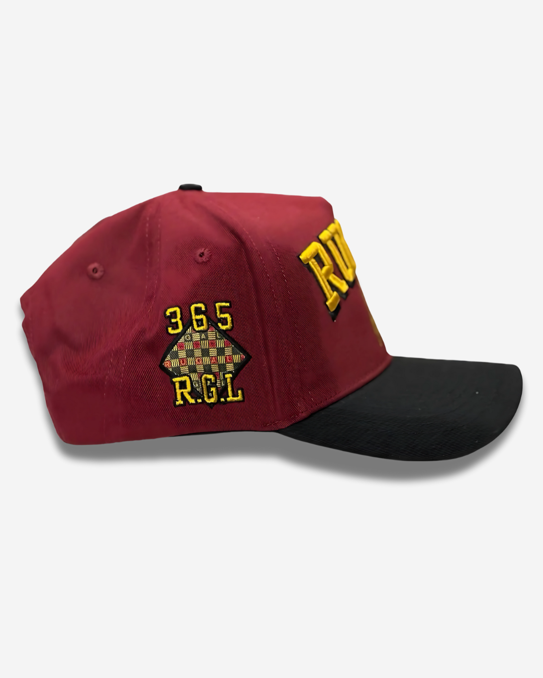 Rugali Snapback — Kanga 001 (Burgundy)